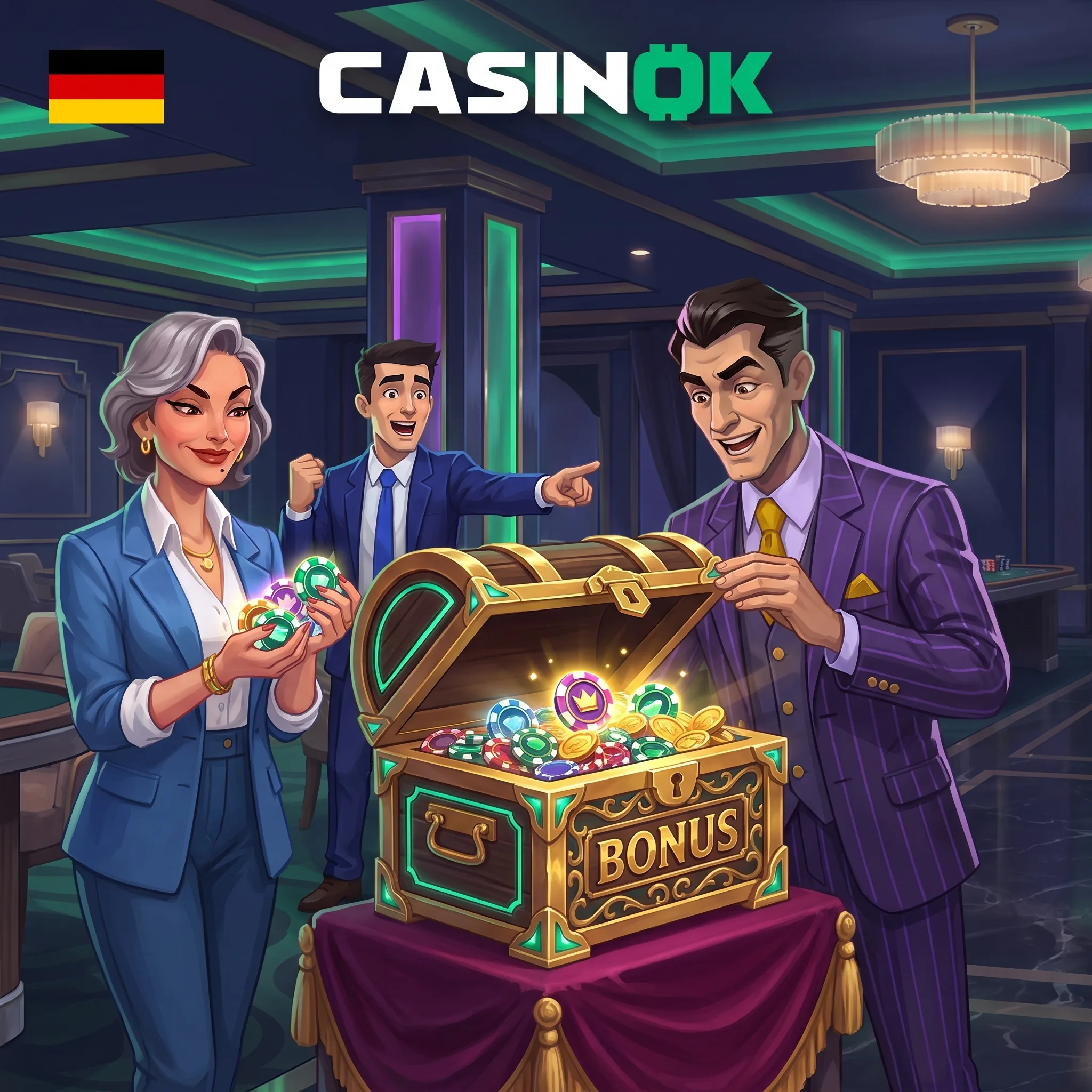 CasinOK — Vier Einzahlungen, vier völlig unterschiedliche Bonusgrößen