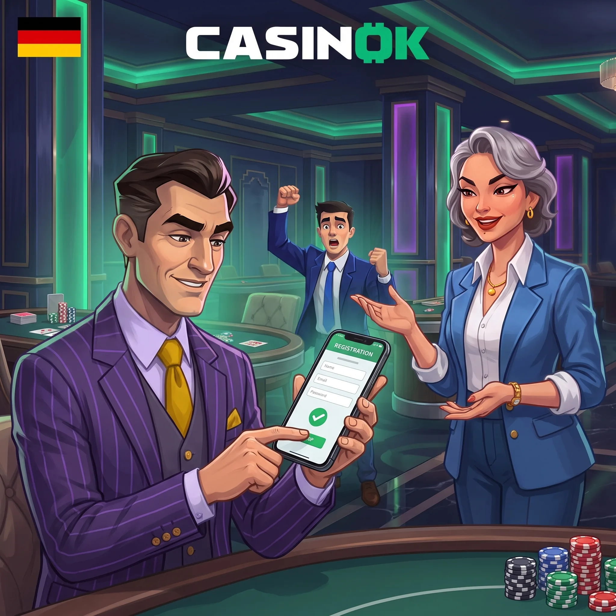 CasinOK — Minute 1: Das Casinok Konto entsteht